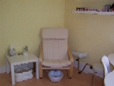 Former Pedicure Area - Now Waiting Area