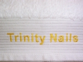 Close Up Of Towel Embroidery