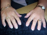 Jenny - CND Soft White & Pink Tips & Overlays